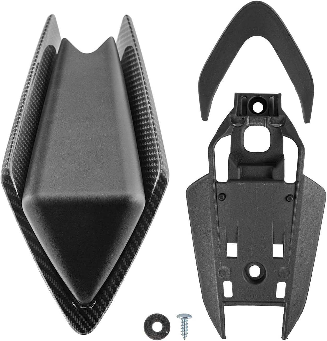 Motorcycle Compatible with Ap-rilia RS 660 Tuono 660 RS for Tuono 660 RSV4 2020-2023 Motorcycle Passenger Pillion Rear Seat Cover Fairing Seat Cowl Hump Spoiler (Carbon Fiber Look)