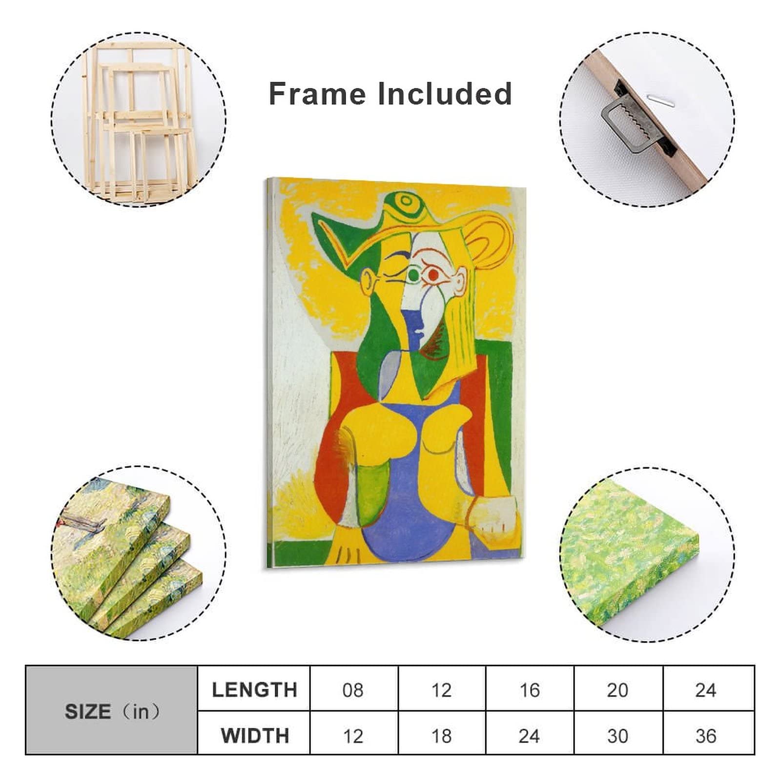 Amazon.co.jp: Pablo Picassoパブロ・ピカソ画家の作品（肘掛け椅子に