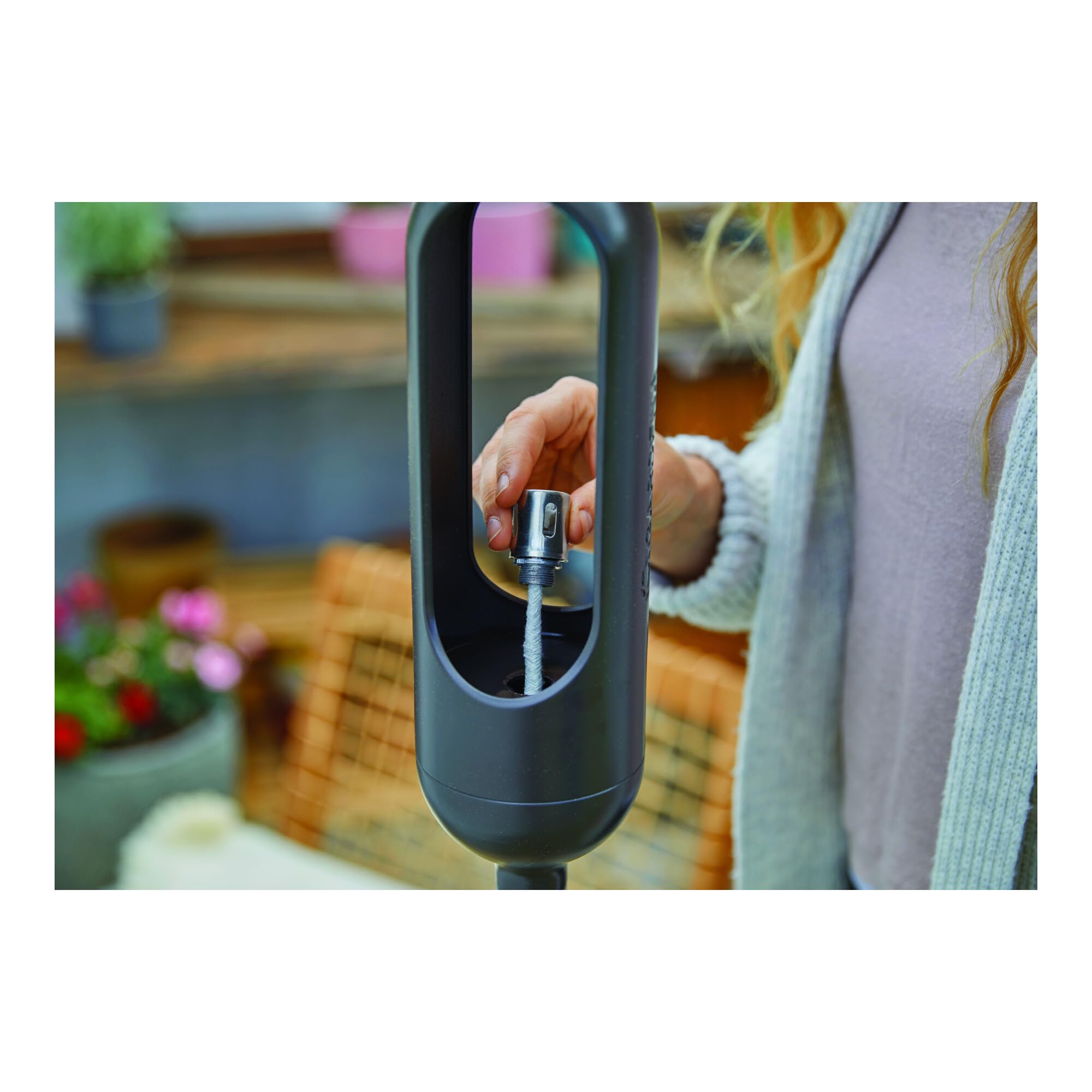 Gardena Clickup - Lampada da giardino con manico standard, taglia unica