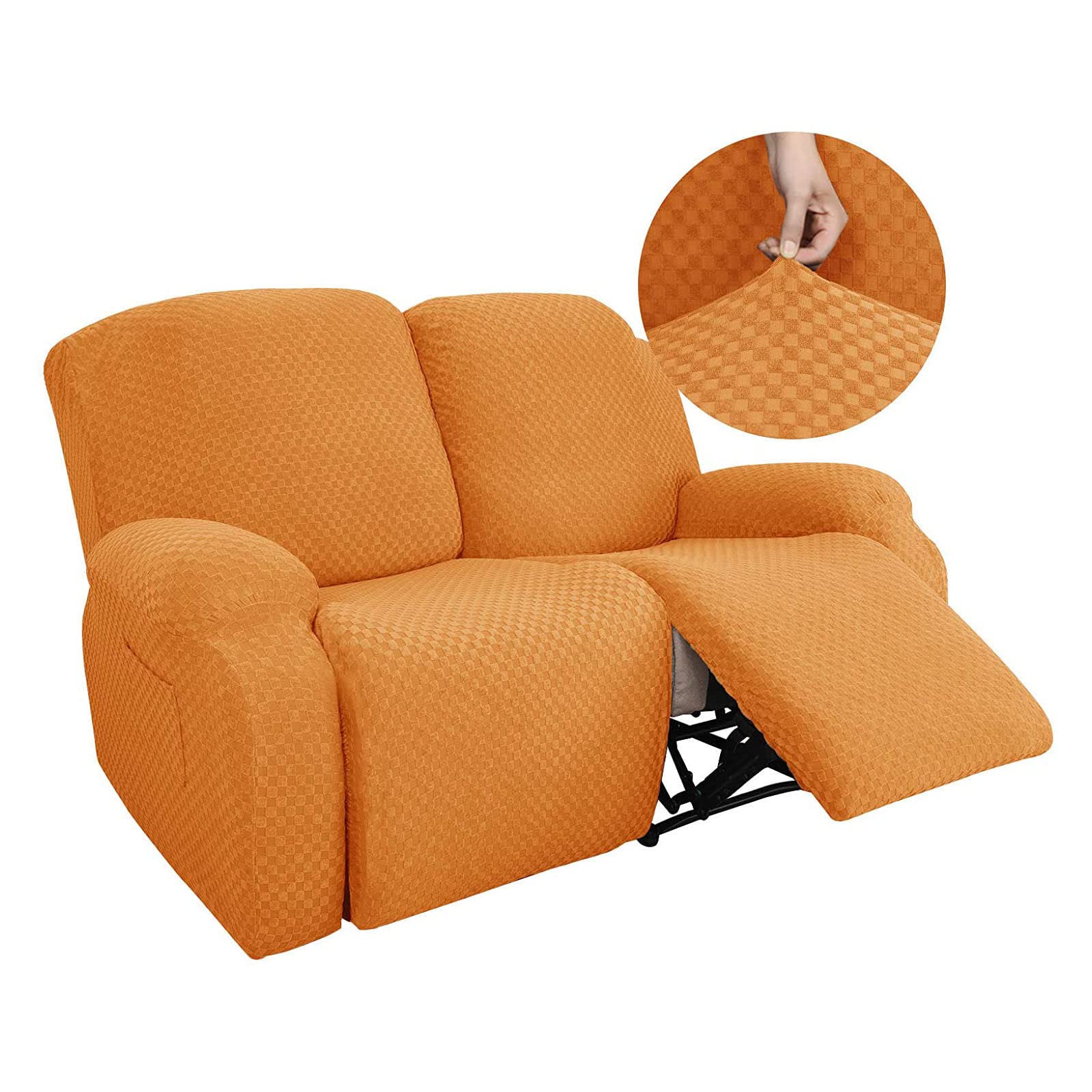 Seater Stretch Recliner Slipcover Jacquard Armchair Covers