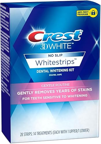 Miniatura 4 de Crest Whitestrips 3D para dientes sensibles kit de tiras de blanqueamiento de dientes 28 tiras paquete de 14 unidades