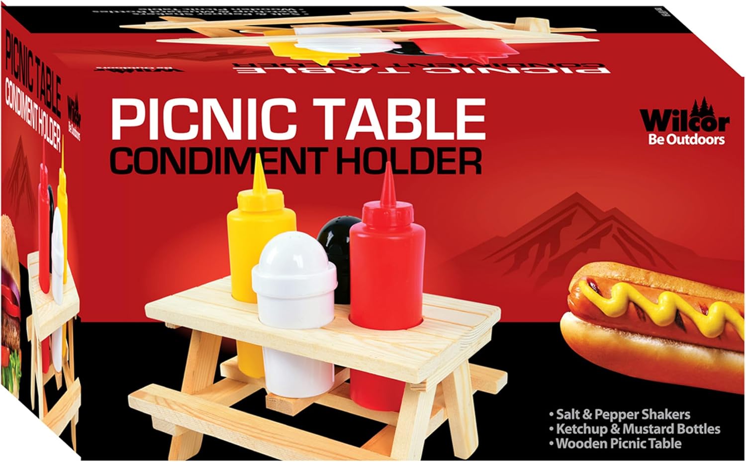 Picnic Table Condiment Holder