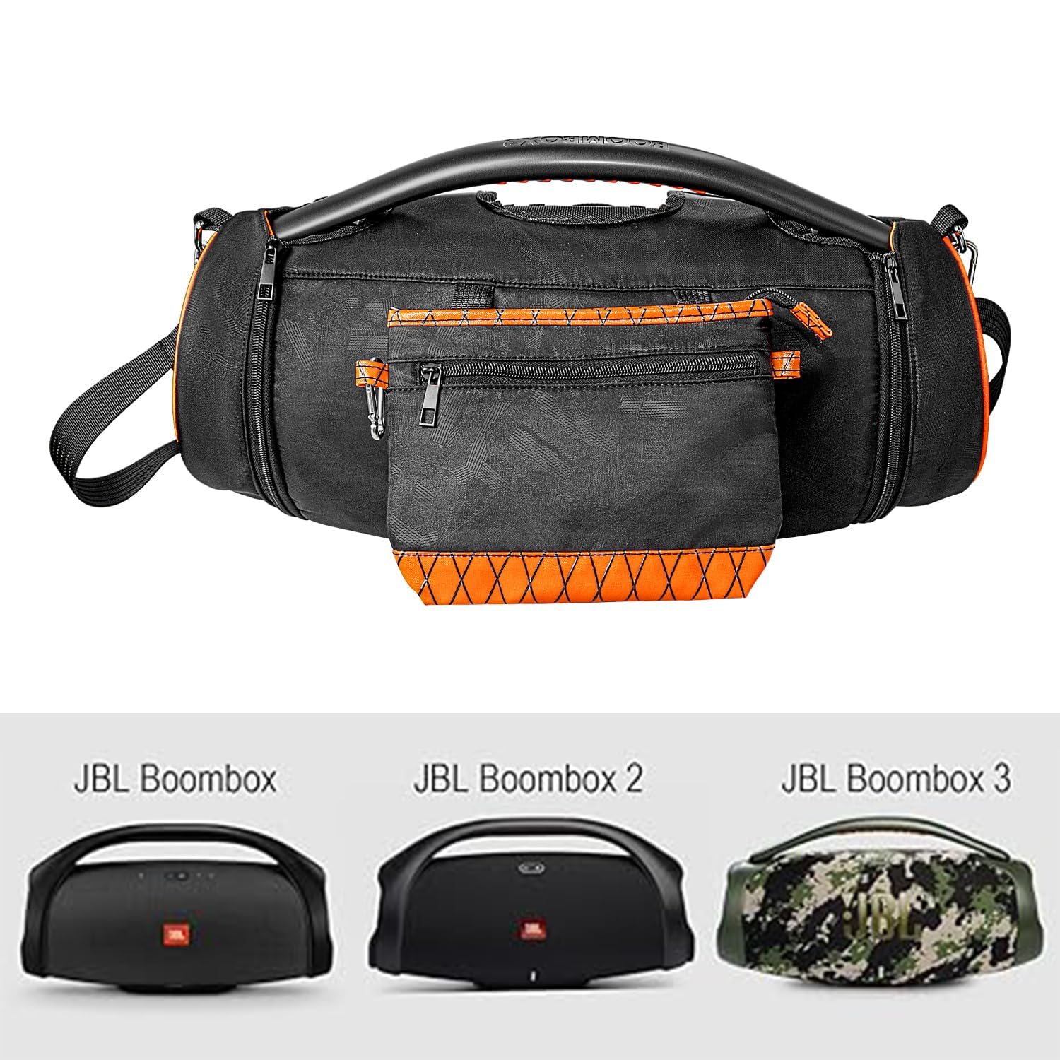 Hzycwgone Sangle de Transport pour JBL Boombox 3 - Haut-Parleur