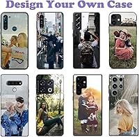Vista 2 de Custom Customize Picture Text Case for Samsung Galaxy A13 5G Compatible with Samsung Galaxy A13 5G TPU Black Covers Cases Personalized Photo Phone
