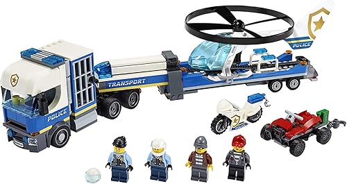 Miniatura 3 de LEGO City Police Helicopter Chase 60244 Juguete de policía, juego de construcción genial para niños (317 piezas)