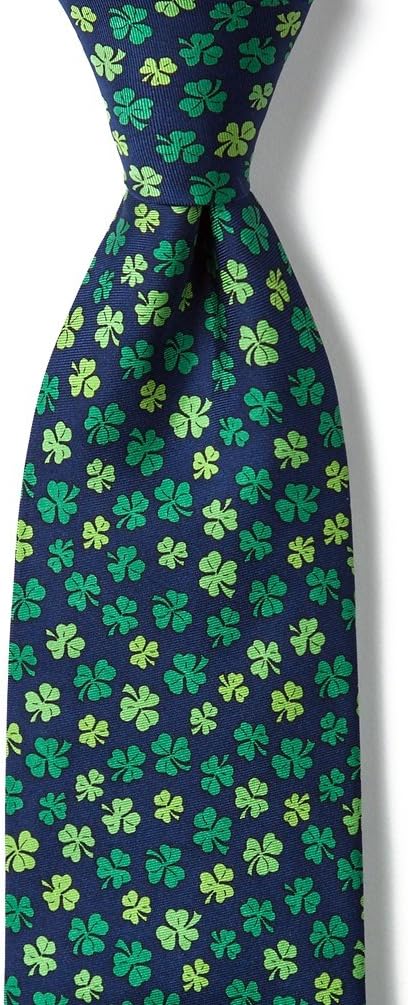 Navy Blue Silk Tie | Shamrock'd Necktie