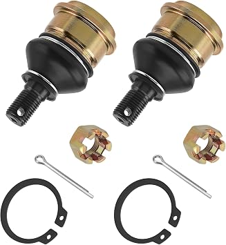 JAVIK 2 PCS Front Upper or Lower A-Arm Ball Joints Compatible with Yamaha 2007-2024 Grizzly 550 700 Kodiak 700 450 OEM# 3B4-23579-01-00 3B4-23579-00-00