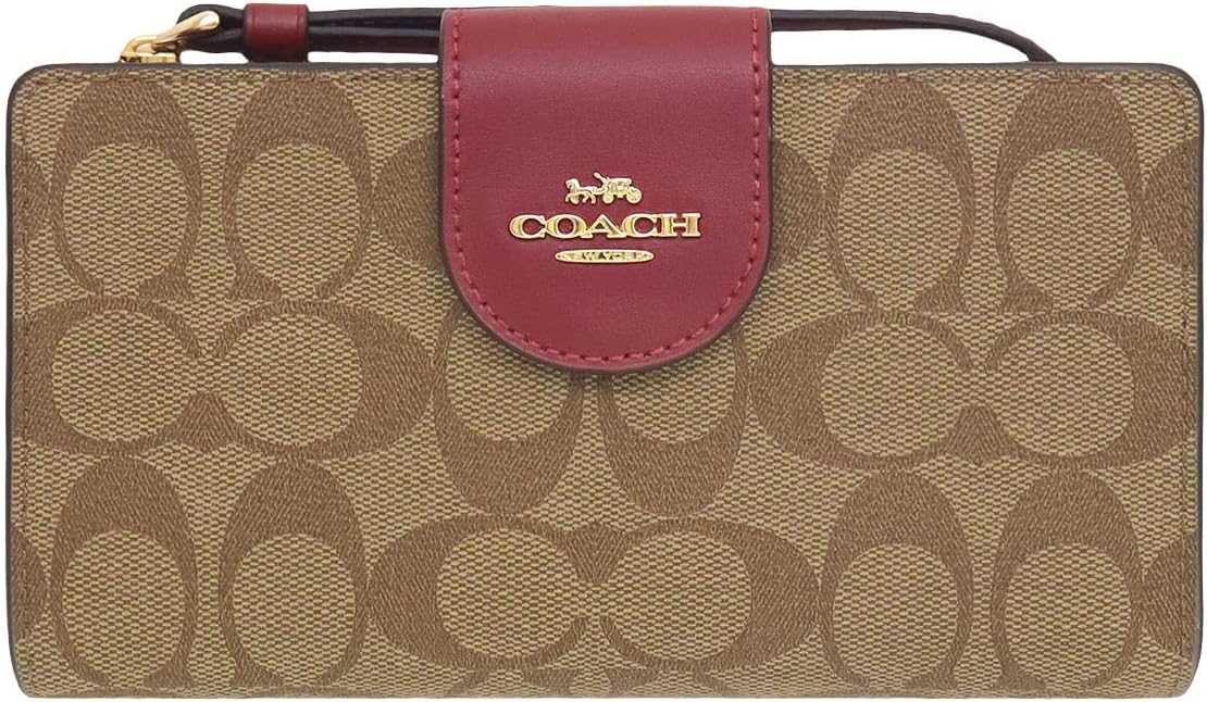 新品 コーチ COACH 長財布 テック ウォレット ブラウン 茶 COACH（コーチ） 財布 レディース 長財布 アウトレット ブラウン