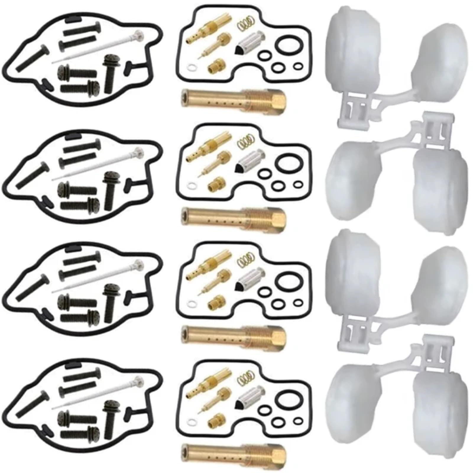 Kit Carburador Repuesto Kit De Reparación De Carburador De Motocicleta Flotador Compatible Con CBR1100XX SC35 1997 1998 Kit De Reconstrucción De Carburador Piezas De Repuesto