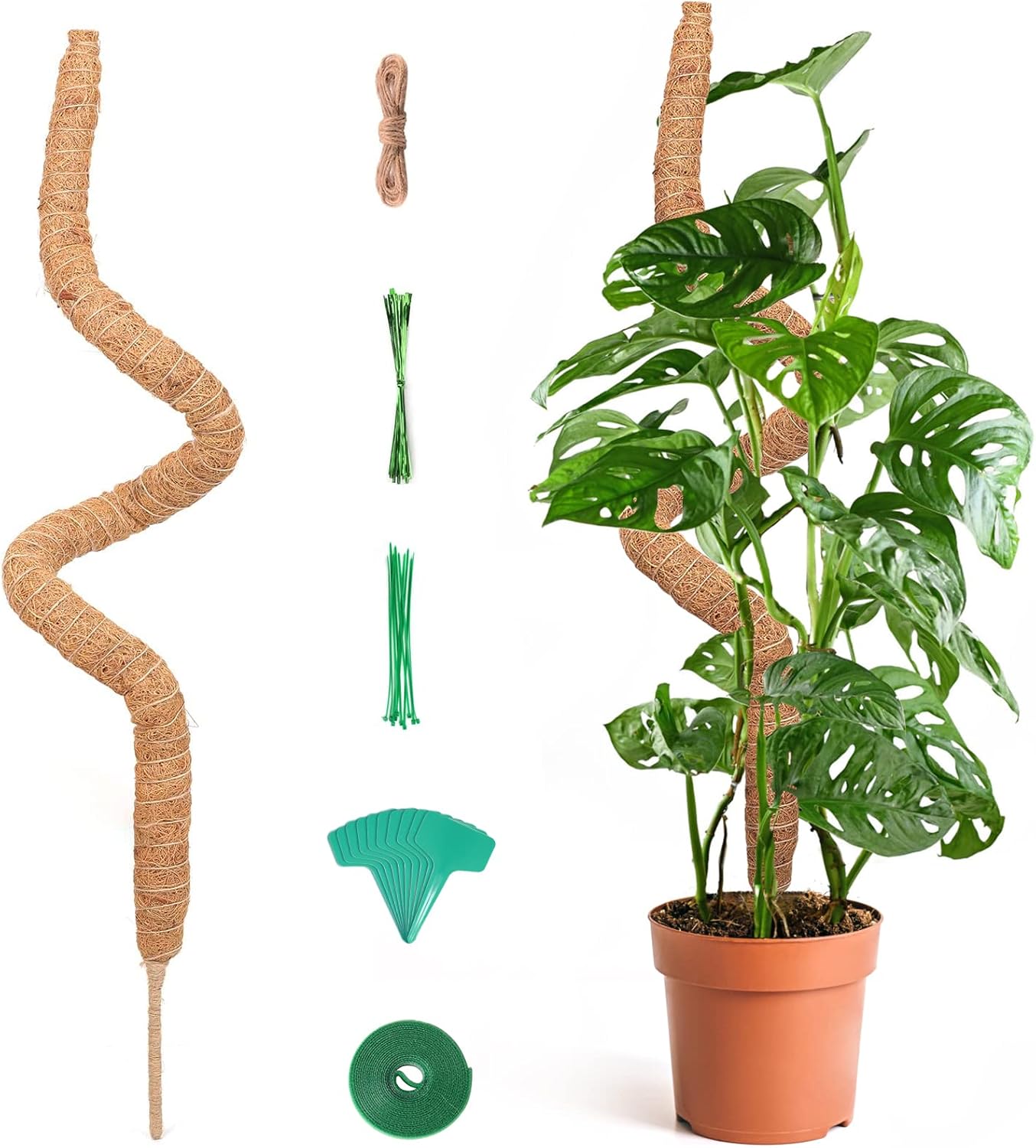 Moss Pole for Plants Monstera Plant Stakes Support for
