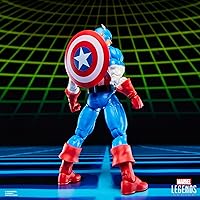 Vista 12 de Marvel Legends Series Gamerverse Captain America vs Venom, Retro Video Game-Inspired Collectible 6-Inch Action Figures