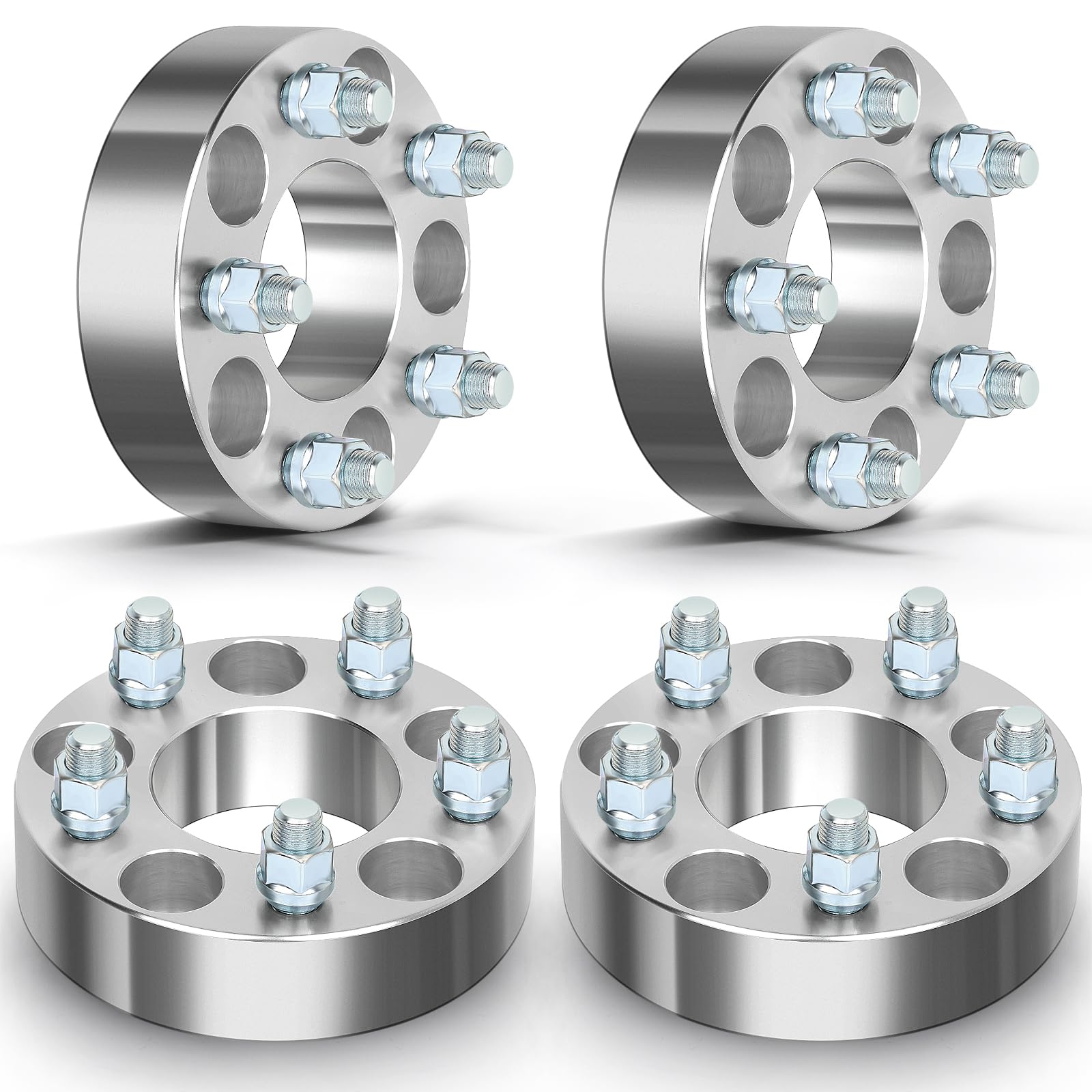 6mm (1/4 Inch) Hubcentric Black Wheel Spacers 5x115 Compatible For Dodge Charger 2006-2022, Challenger 2008-2022, Magnum 2005-2008, Compatible For Chrysler 300c 2005-2022 (2pcs 71.6mm M14x1.5) Spacer