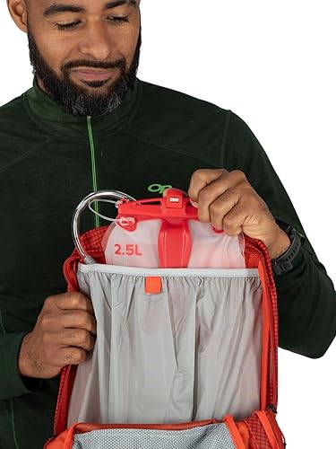 Miniatura 10 de Osprey Talon Pro 20L Mochila de senderismo para hombre con cinturón de cadera, forro plateado