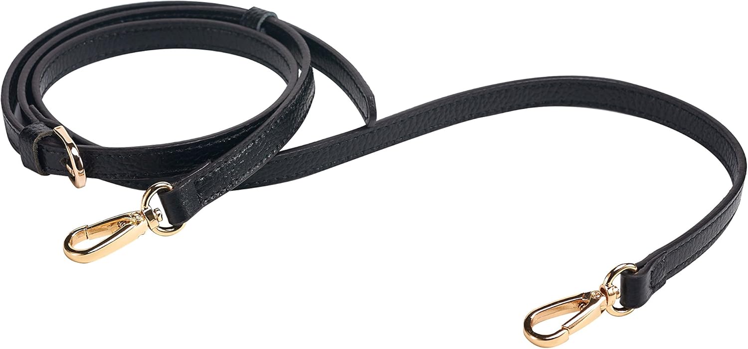 Full Grain Purse Strap Genuine Leather Replacement for Cross Body Bag Handbags