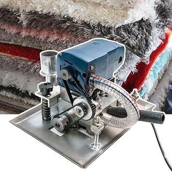 Electric Flat Rug Shearing Machine, Adjustable Depth Carpet Tufting Shears Rug Turfting Carver, Efficient Flat Carpet Shearing, Perfect for Carpet Making and Rug Tufting