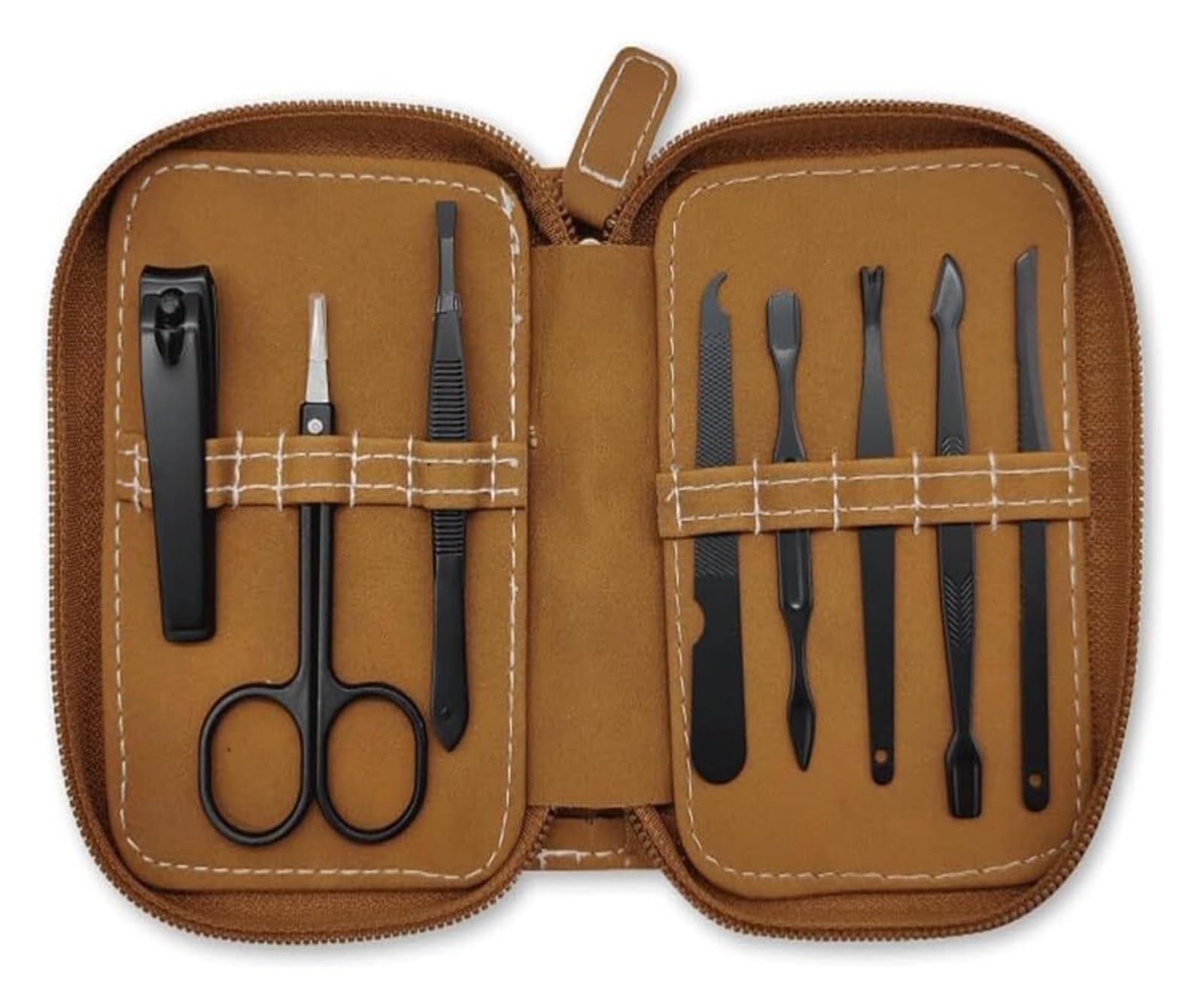 Kit de manicura y cortaúñas de 8 Piezas para Uso doméstico con Herramientas Esenciales para el Cuidado de Las uñas ()