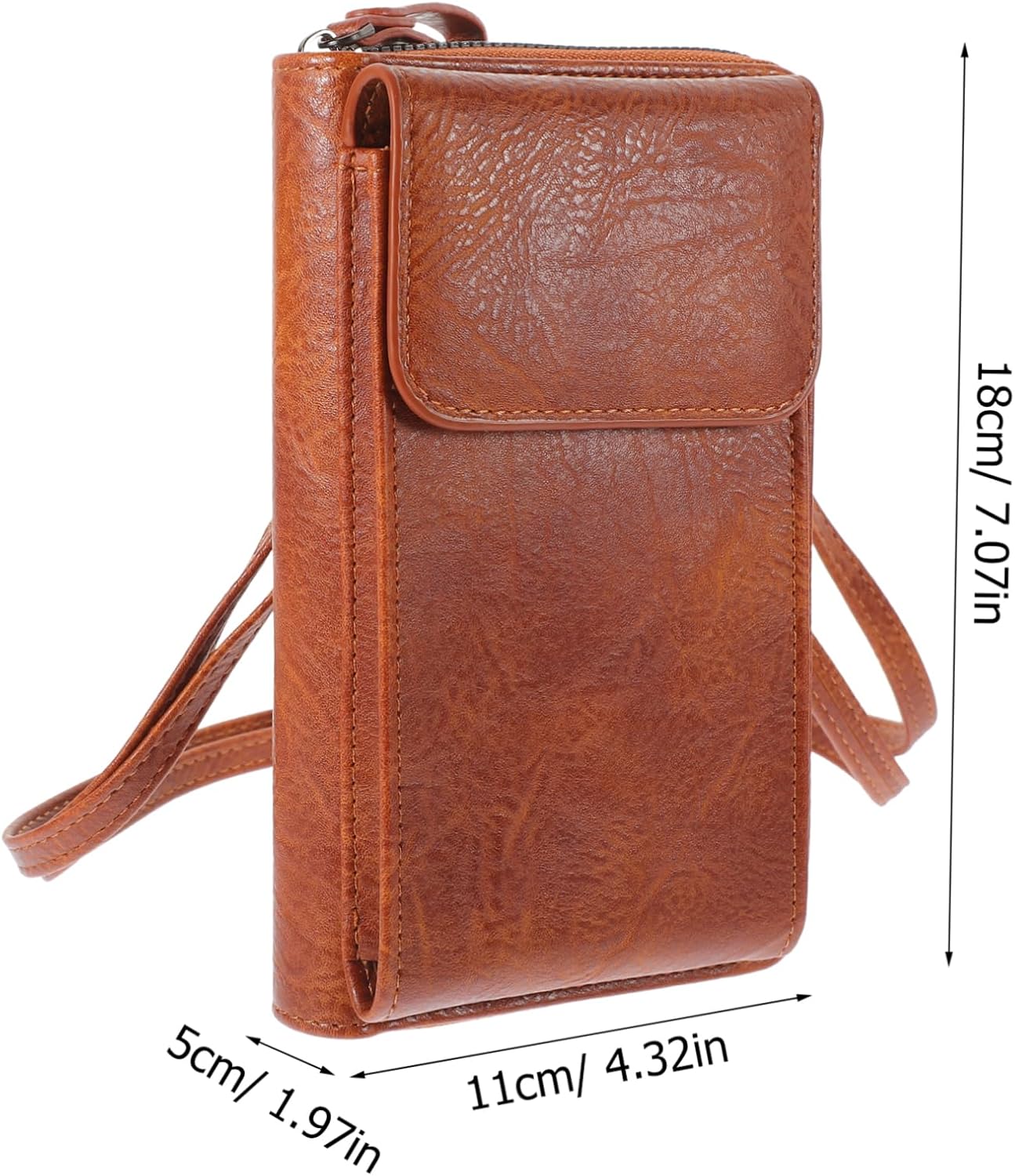 Crossbody Phone Bag for Women Multi-functional Detachable Strap Lightweight Outdoor Storage for Phone Wallet Cosmetics Stylish Design