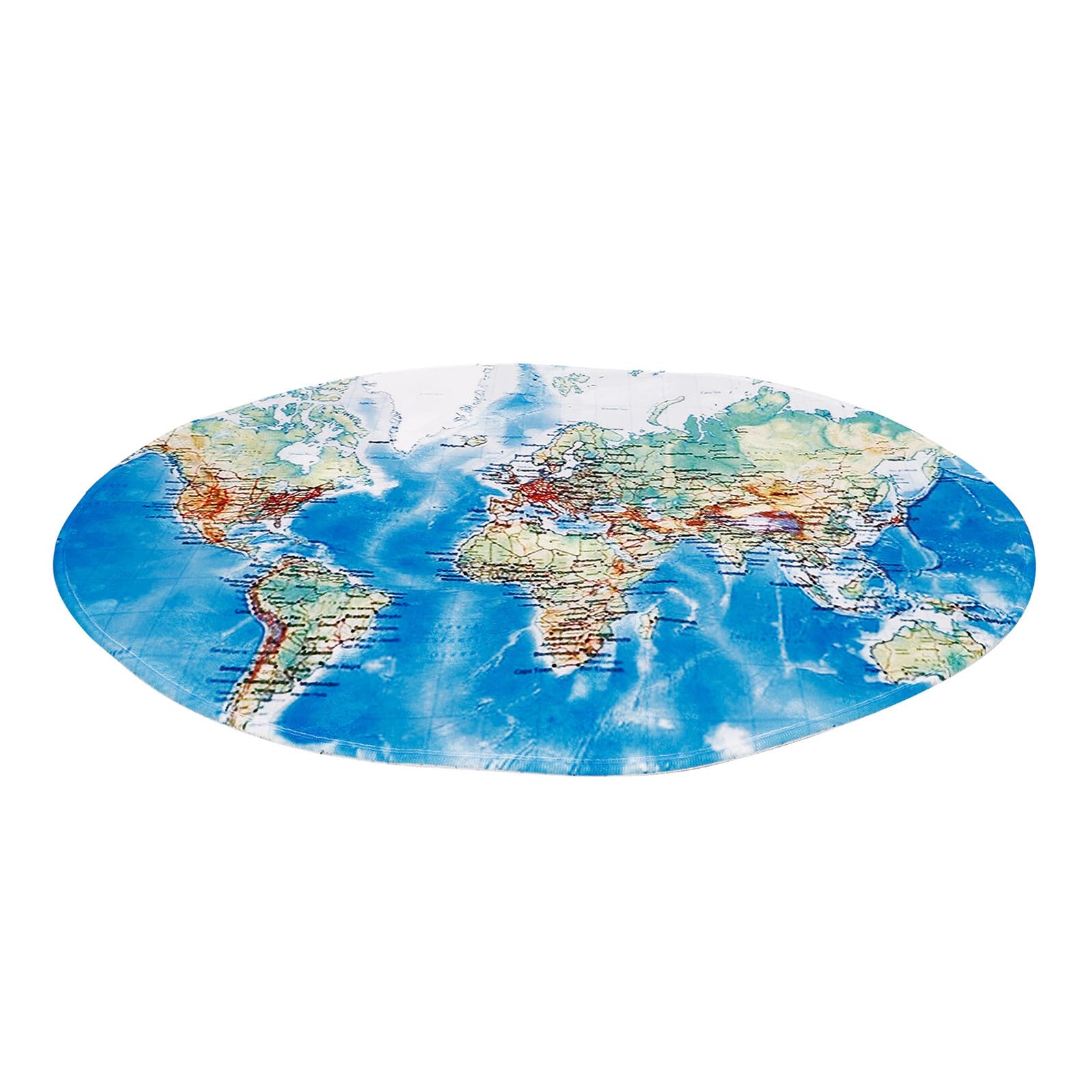 Tapis polyvalent pour usage intérieur rond antidérapant doux 120cm