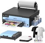 EXPLUX A4 DTF Printer XP600 Printhead L8058 | 3-Min Fast Printing, Built-in White Ink Stirring System, Anti-Clogging, Film Cutter, Easy Setup for Custom Apparel Beginners