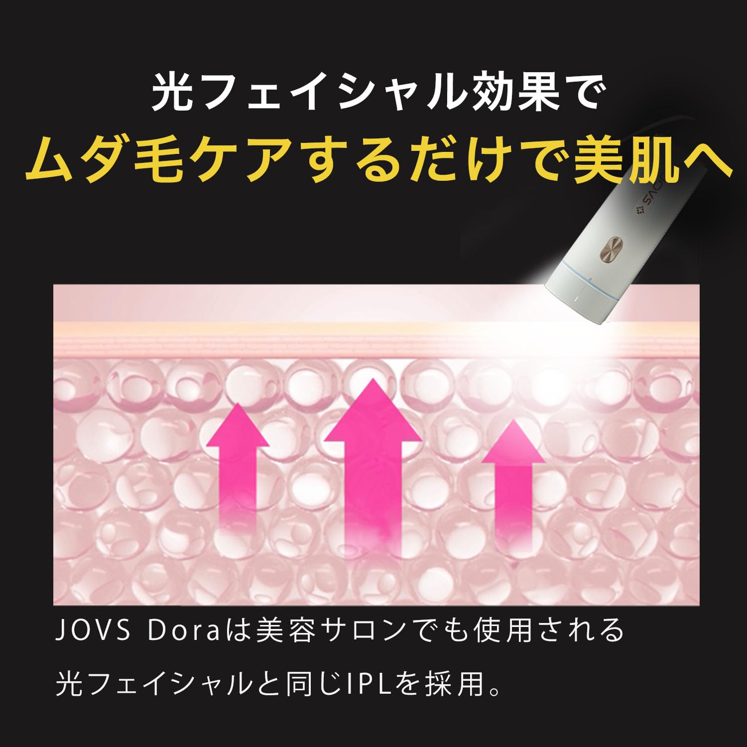 Amazon.co.jp: JOVS Dora J847モデル 脱毛器 家庭用 光美容器 VIO対応