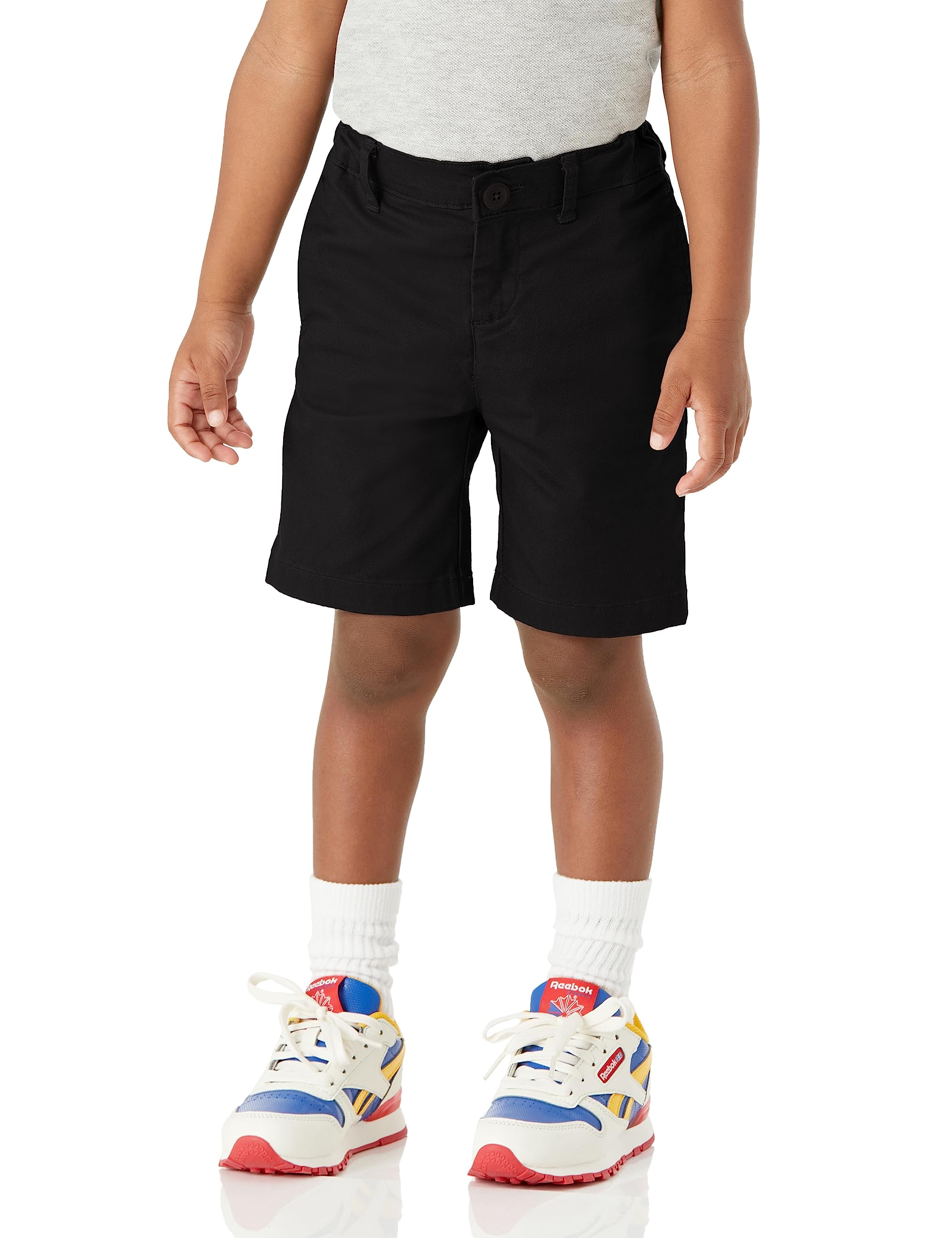 Amazon Essentials Jungen Gewebte Uniform-Shorts mit Flacher Vorderseite (knitterfrei)