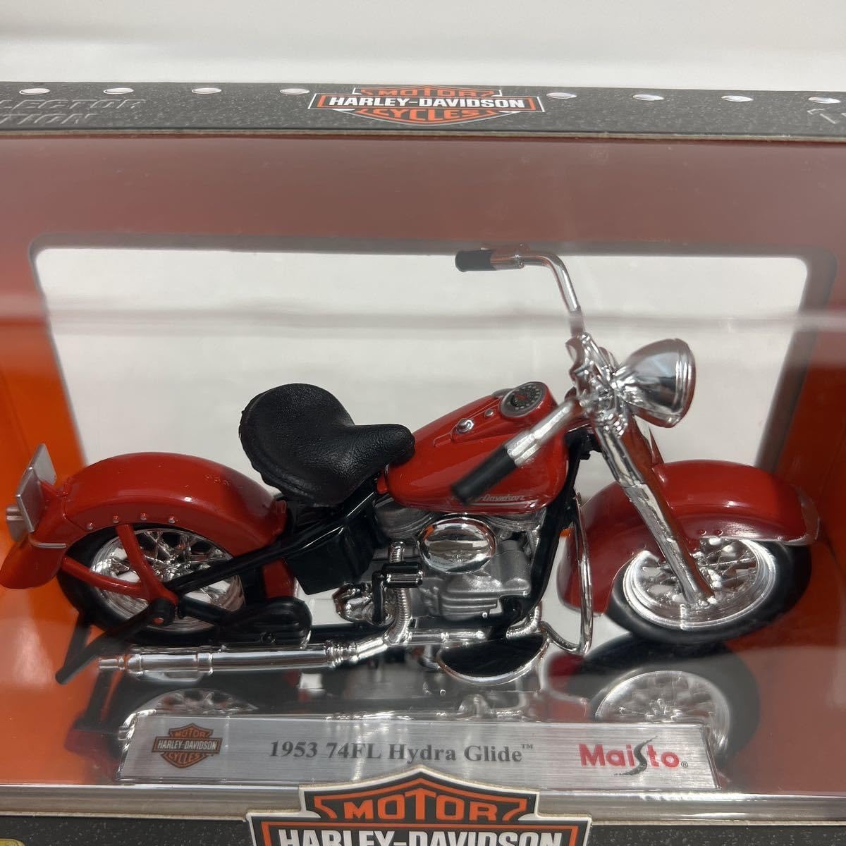 Harley Davidson - ハーレーダビッドソン　1953 74FL Hydra Glide Harley Davidson 1953 74 FL Hydra Glide Collectible By Maisto