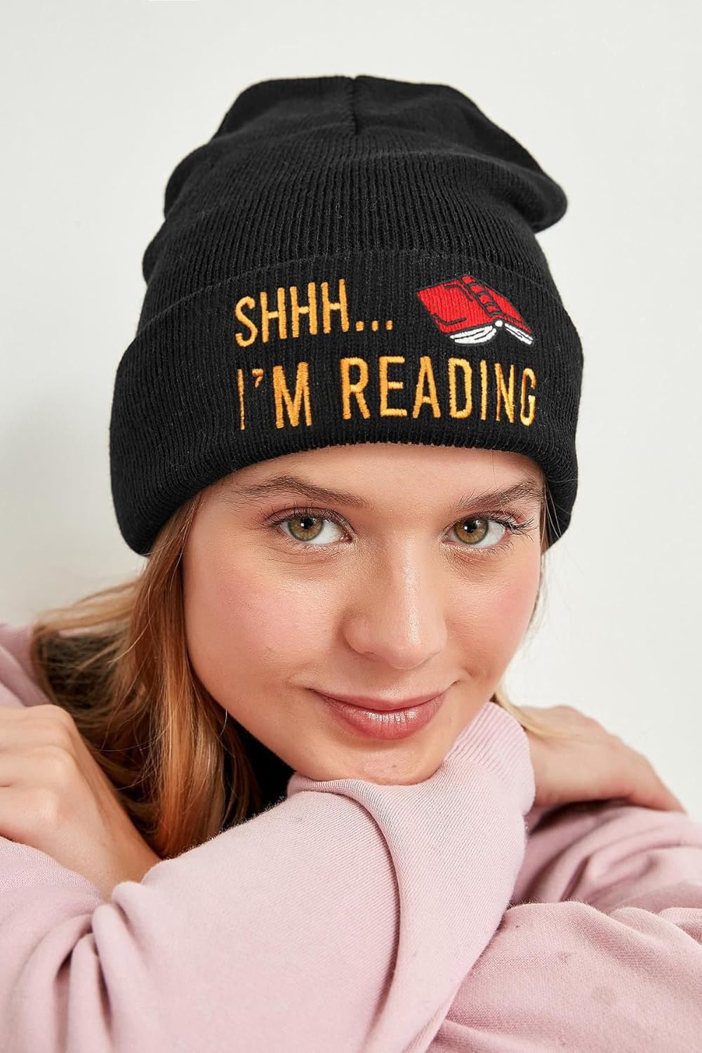 Book Lovers Gifts - Book Accessories for Reading Lovers - Gifts for Readers Nerds - Book Reading Beanie Hats for Men Women - Image 7