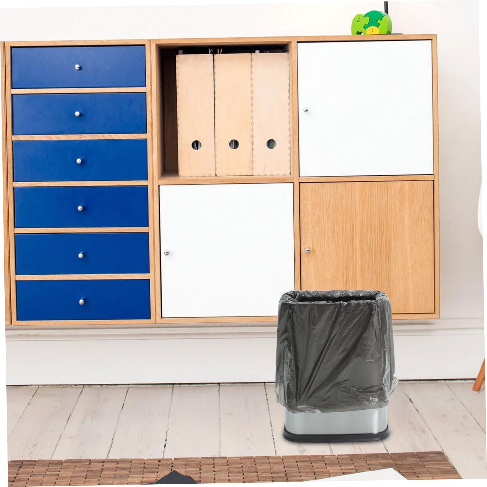 Stalowy Kosz Śmieci Pokrywki Trwały Pojemnik Odpady Kuchenne i Łazienkowe Otwarty Design dla Łatwego Dostępu Kosz pod Zlew Do Użytku Domowego