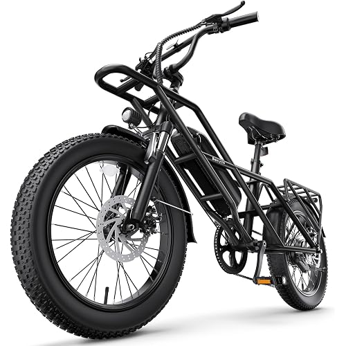 Baicycle 1800W Peak Electric Bikes for Adults 20" Fat Tire E Bike with 90 Miles(PAS) Max Range 28 MPH Electric Bicycle Step-Thru Ebikes with 48V Removable Battery 7 Speed Ebike