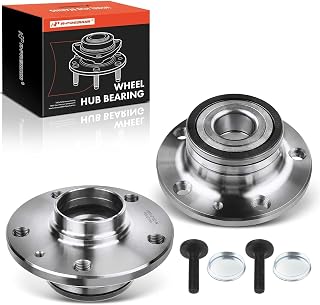 A-Premium 2 x Rear Wheel Bearing and Hub Assembly, High Carbon Steel