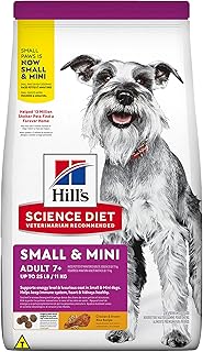 Ração Hill's Science Diet Adultos 7+ Pequenos e Mini para Cães Idosos sabor frango - 2.04kg