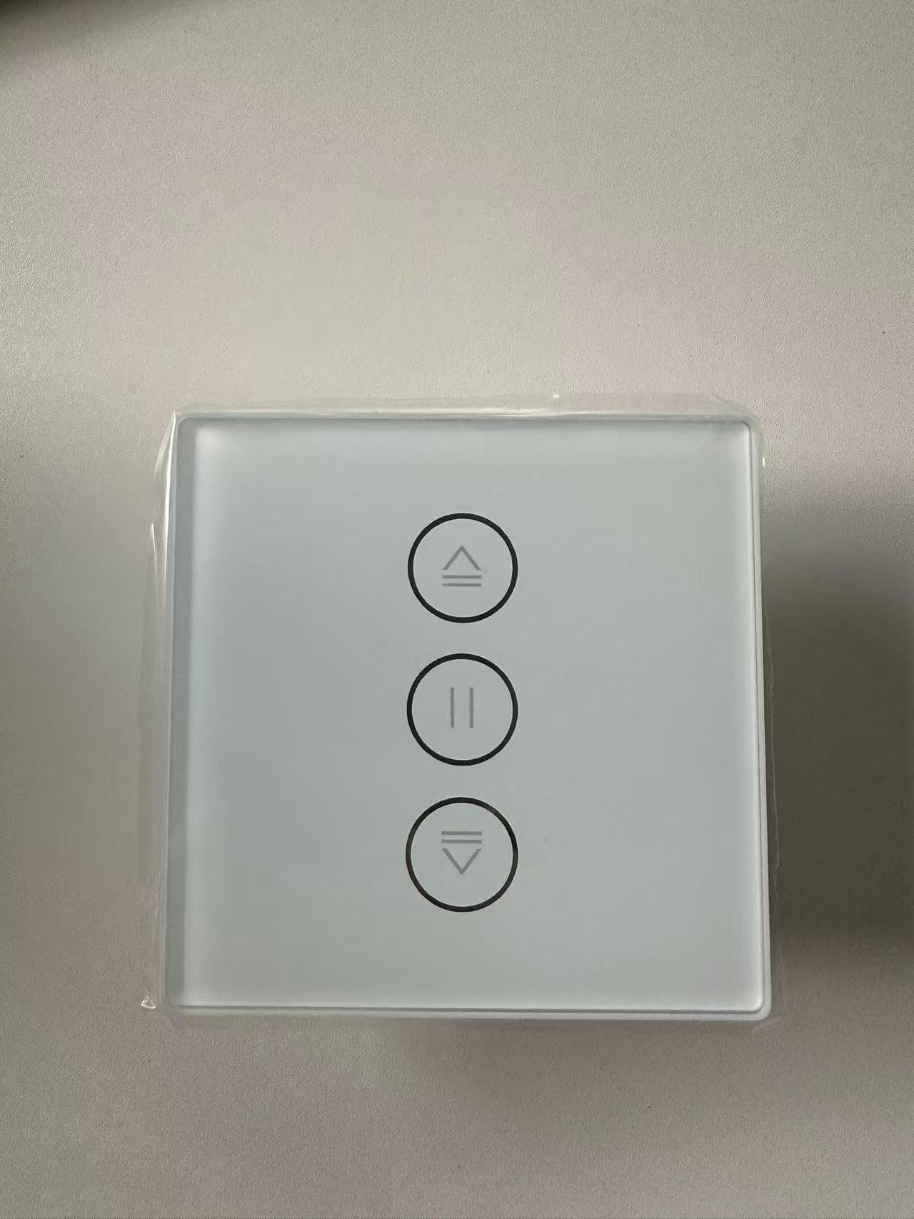 80 * 80 mm Interruptor Persianas Wifi, Interruptor Inteligente Persiana de Porcentaje Control de APP y Voz, Compatible con Alexa y Google Home, Necesita Cable Neutro 2Pieza