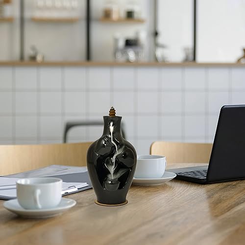 Miniatura 4 de AAKRITI Quemador de incienso  100% ecológico  Decoración del hogar  Basado en Feng Shui  Quemador de reflujo de cerámica tradicional  Perfecto para