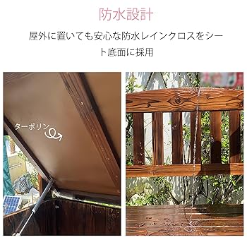 Amazon.co.jp: JSDMBD ガーデン収納庫付きベンチ ベンチ