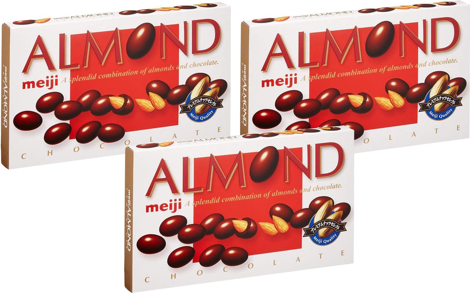Almond Chocolate Box 3.10oz (3 Pack)