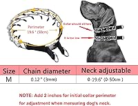 Vista 3 de Collar de entrenamiento para perros, collar de perro sin tirones, collar de perro, hebilla de metal de liberación rápida de alta resistencia, puntas