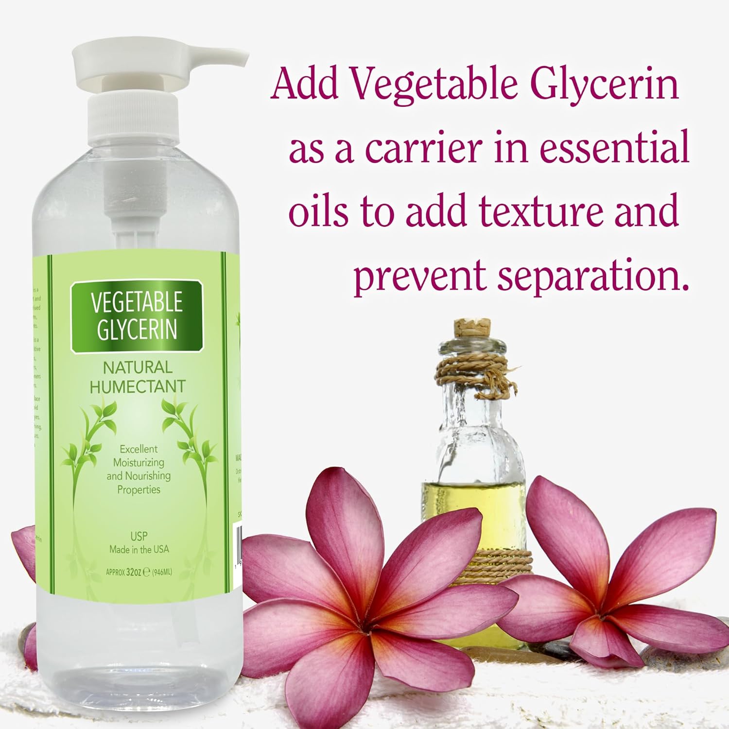 Vegetable Glycerin Distributed by ME LLC, 1 Gallon, USP Kosher Food Grade, 100% Vegetable Glycerin, Natural Humectant, Use in Soaps, Moisturizers, Face Cleaners and More!