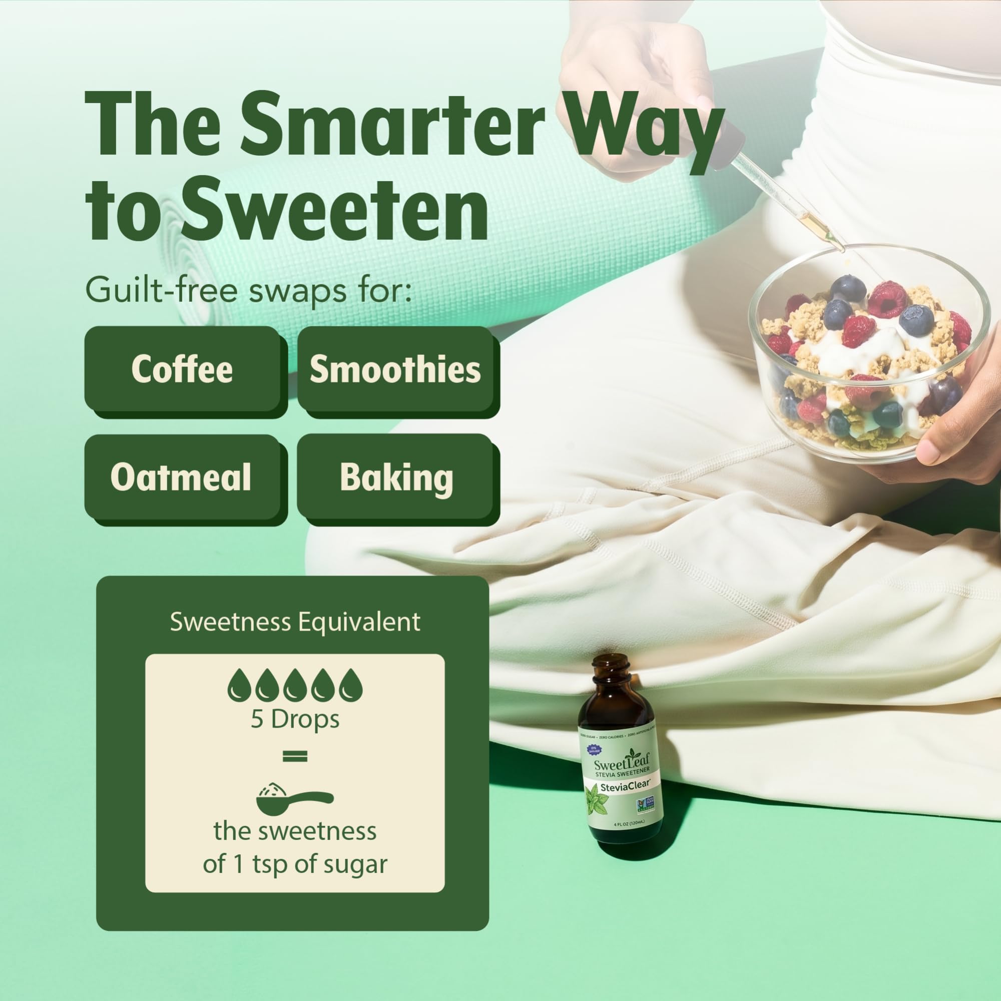 SweetLeaf Stevia Drops Liquid Sweetener, SteviaClear - 4 Fl Oz, Pack of 3 — Amazon image 5