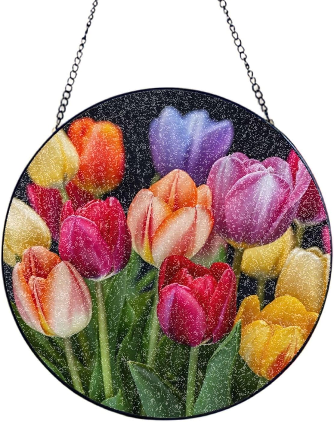 Stained Glass Window Hanging - Personalized Sun Catcher for Home Decor