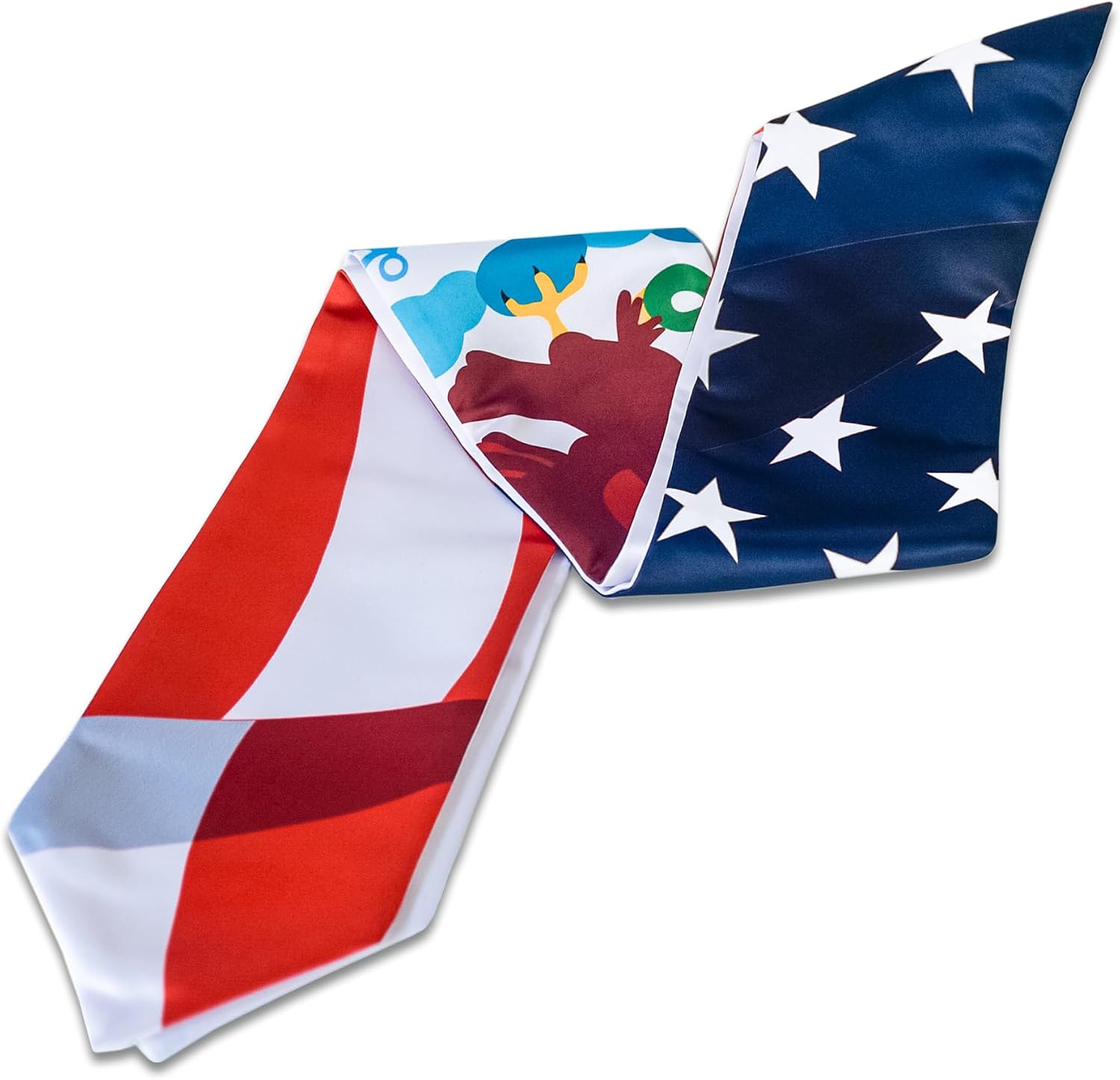 Mexico/USA Flag Graduation Stole 60” Long