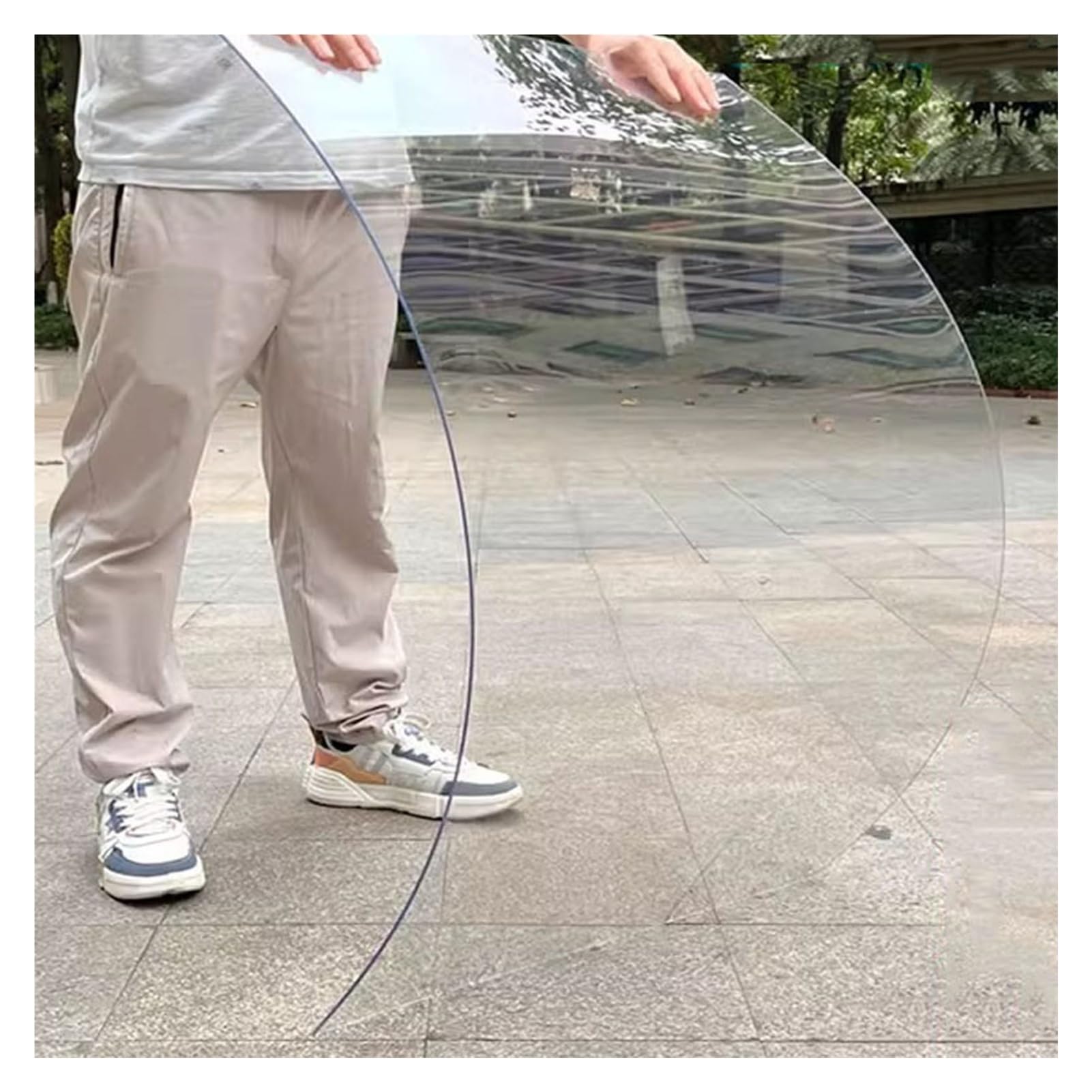 Panneaux d'éclairage naturel pour serre en polycarbonate de 1mm de 1x4m