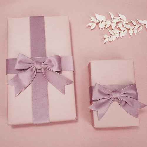 Miniatura 9 de Cinta de terciopelo verde salvia, cinta de tela hecha a mano de 1-12 pulgadas de ancho para decoración de Navidad, ramo de flores, decoración de