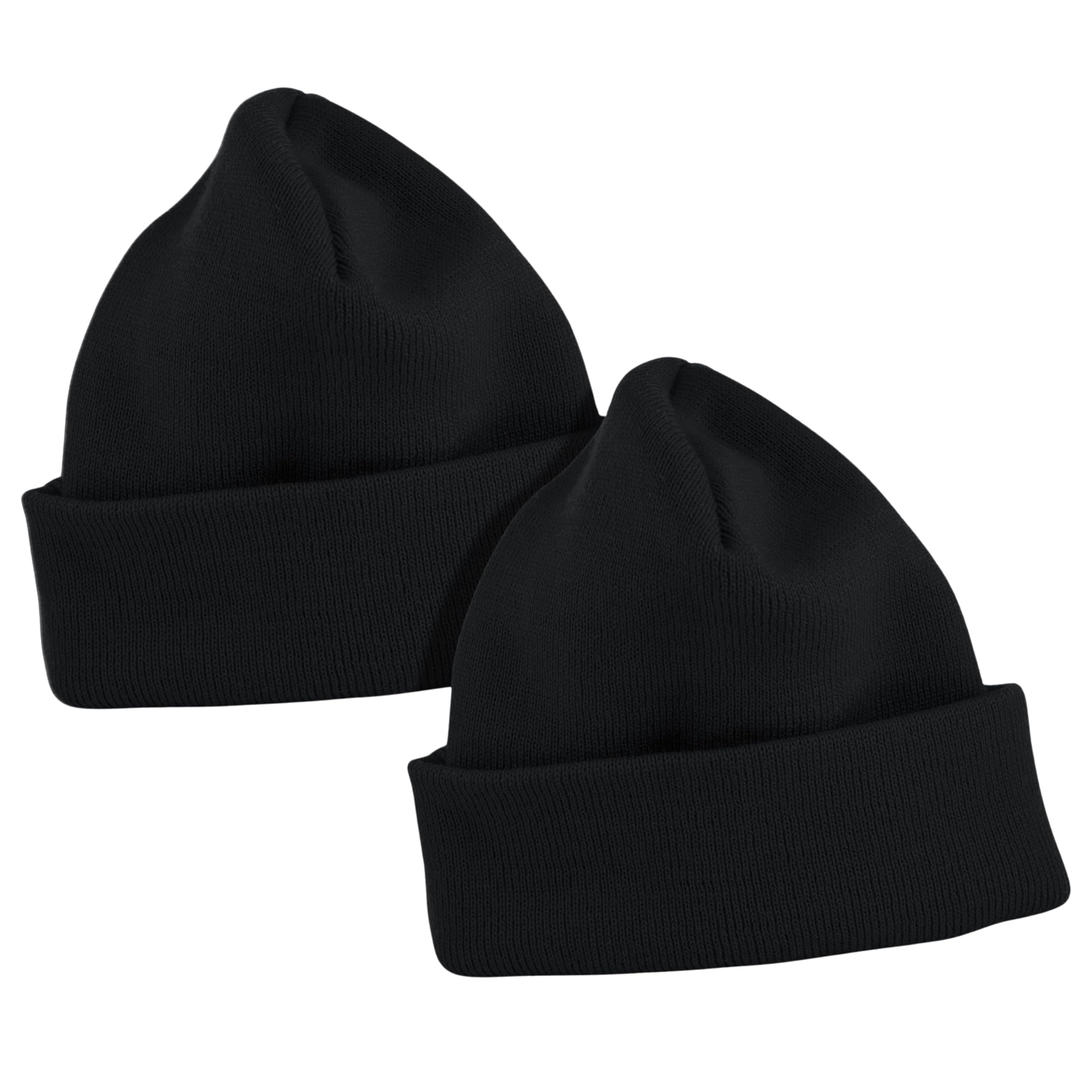 Thick Winter Beanie for Men Women Stretchy Thermal Knit Premium Cuffed Hat Skull Cap Toboggan