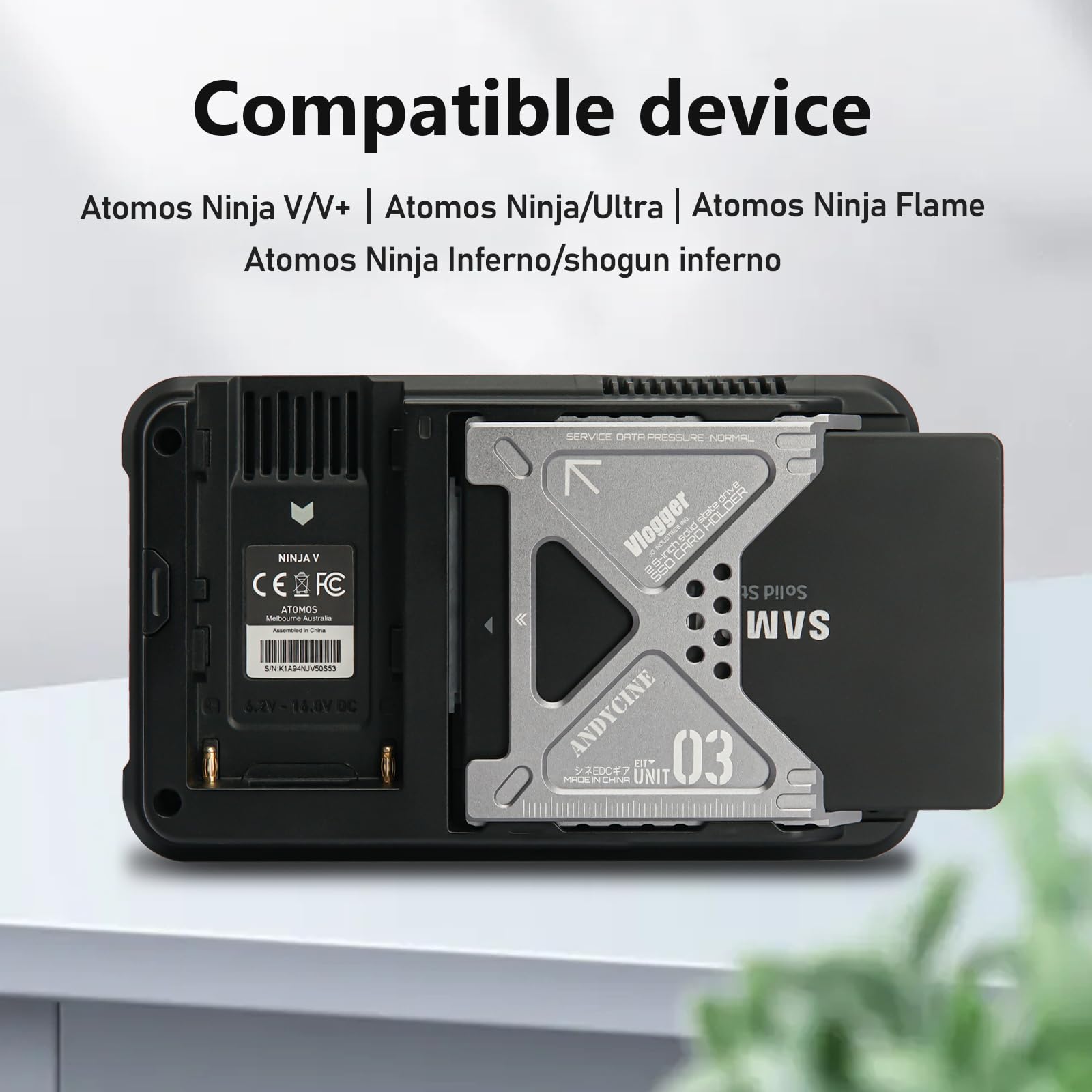 Amazon.co.jp: ランチボックスIII 870EVO SSDケース Atomos