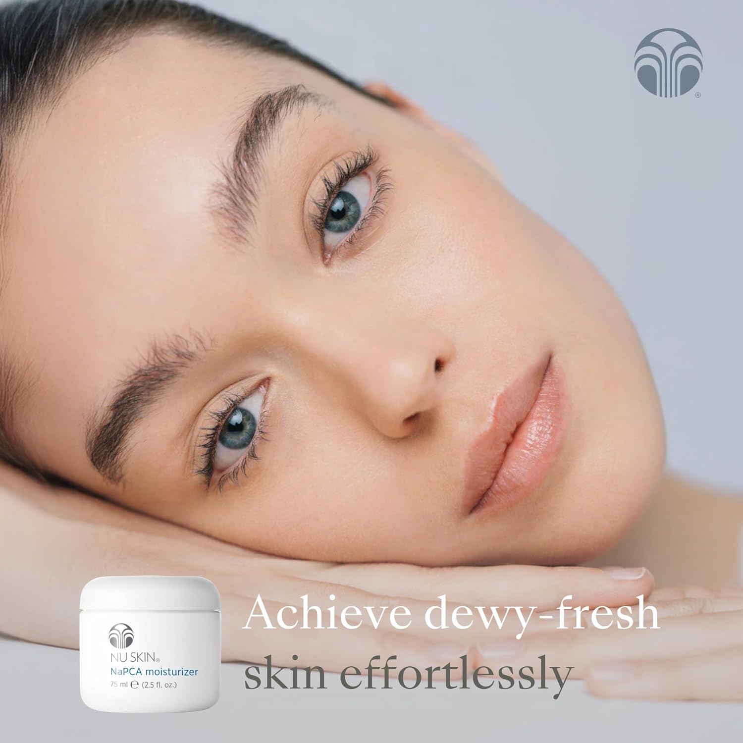 NuSkin NaPCA Moisturizer | Hydrating & Soothing Moisturizer with Vitamin E & Aloe Vera | Non-Greasy Formula for All Skin Types | Locks in Moisture for All-Day Hydration | 2.5 fl. oz. | 1 Pack