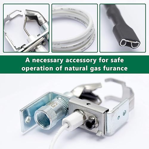 Miniatura 6 de Q3451U1000 Encendedor Piloto Quemador para Reemplazo de Aplicación Piloto Intermitente para Aplicación Piloto Intermitente para Raypak para