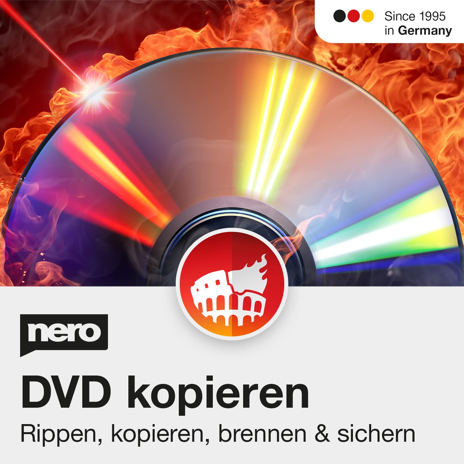 Nero DVD Kopieren und DVD Brennen | Nero Burning ROM 2026 | Brennprogramm | DVD Brenner Software | Brennen - Kopieren - Sichern | Unlimitierte Lizenz | 1 PC | Windows 11 / 10 / 8 / 7