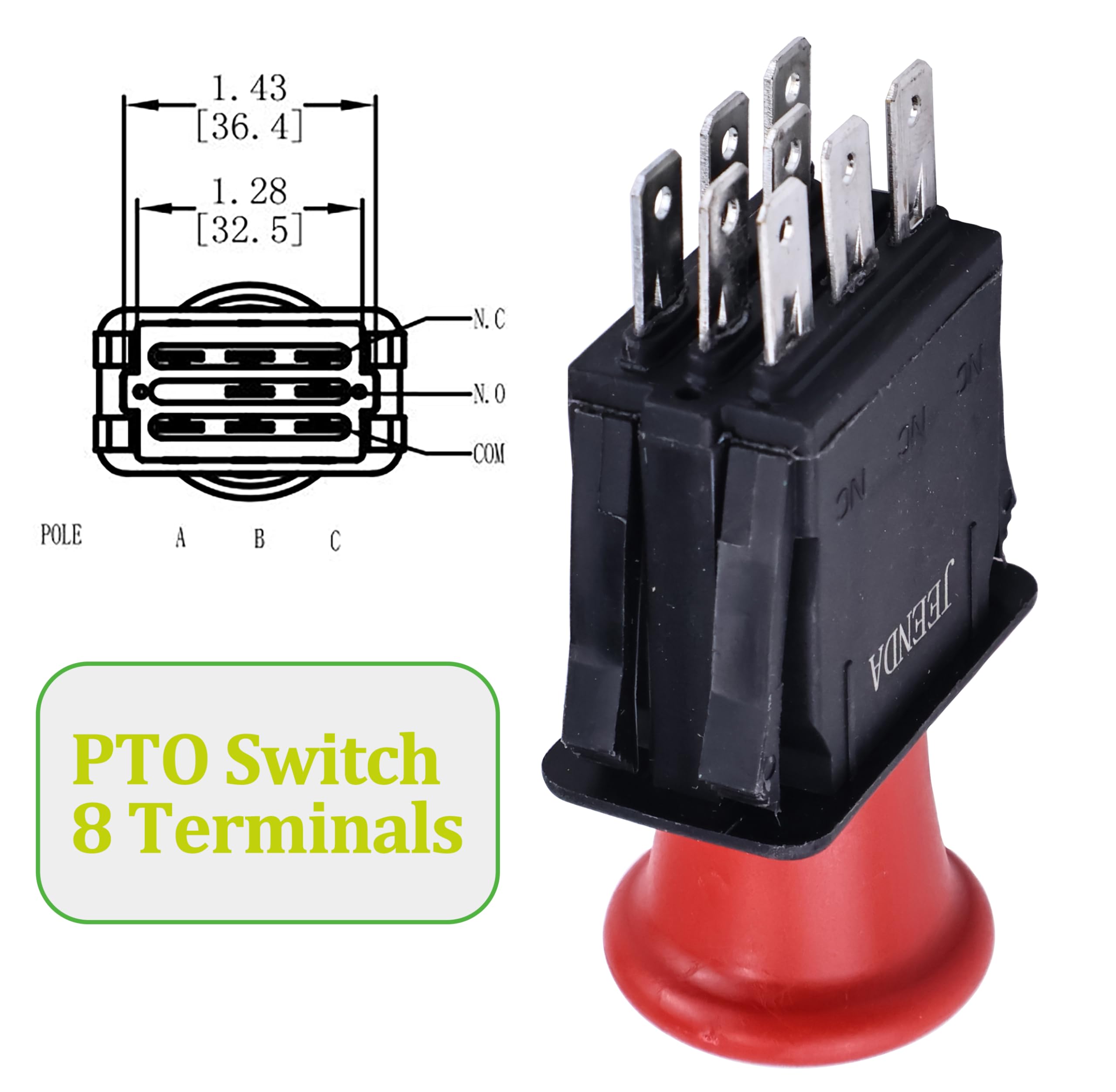 Amazon.com: JEENDA PTO Switch 8 Terminals Compatible with