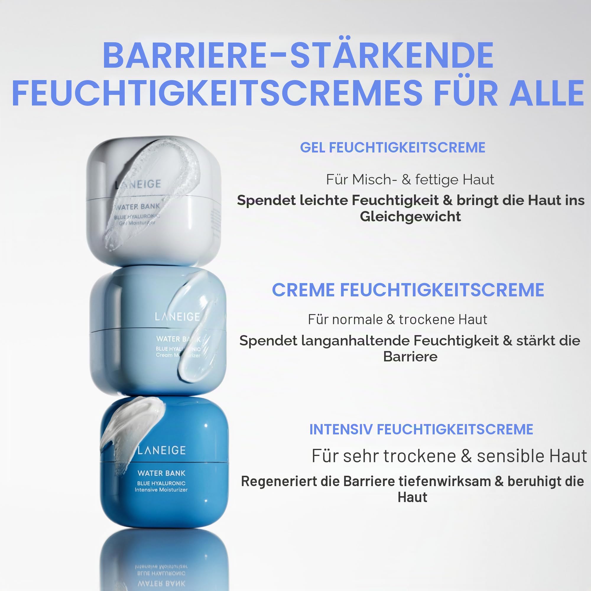 LANEIGE Water Bank Blue Hyaluronic Cream Moisturizer (Feuchtigkeitscreme)