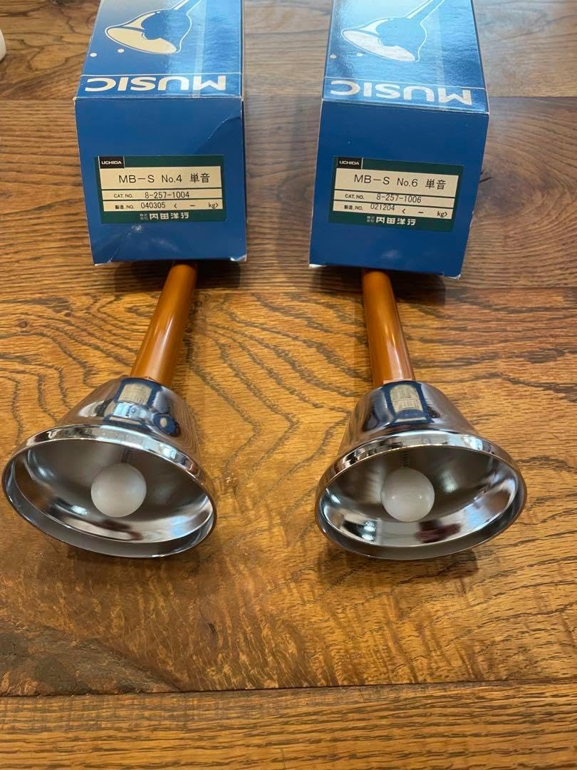 UCHIDAミュージックベル単音2個 ミュージックベル（ハンドベル